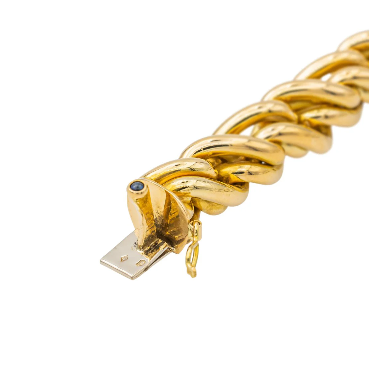 Bracelet Maille CAPLAIN SAINT ANDRÉ en or jaune - Image 7