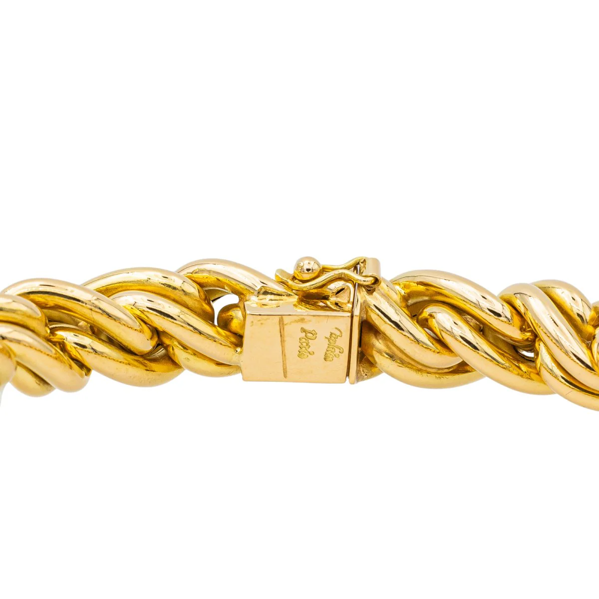Bracelet Maille CAPLAIN SAINT ANDRÉ en or jaune - Image 8