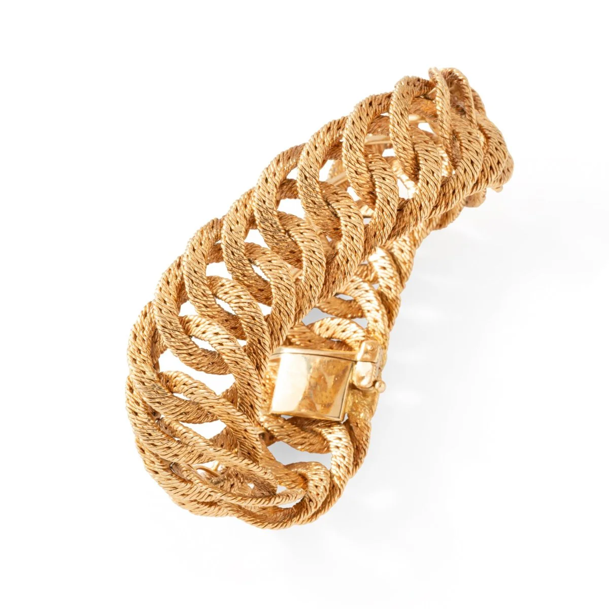 Bracelet Maille CARTIER par GEORGES LENFANT en or jaune - Image 7
