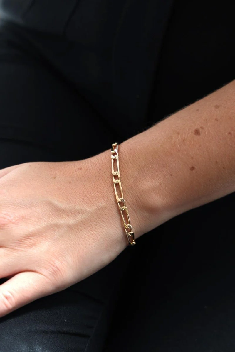 Bracelet Maille cheval Or jaune - Image 2
