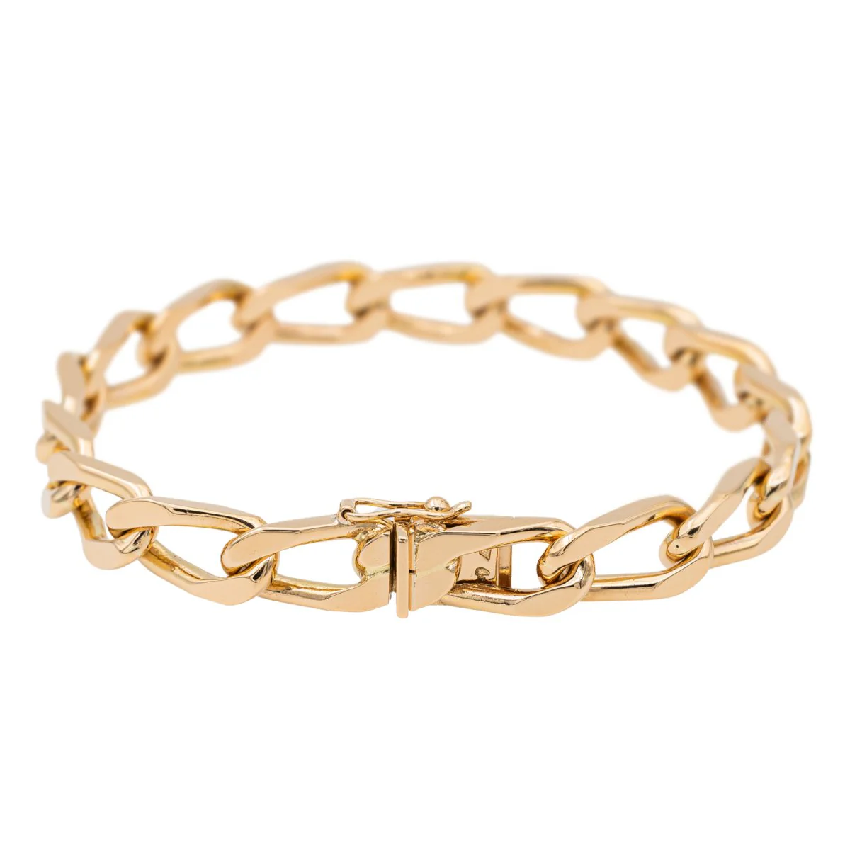 Bracelet Maille cheval Or rose - Image 3