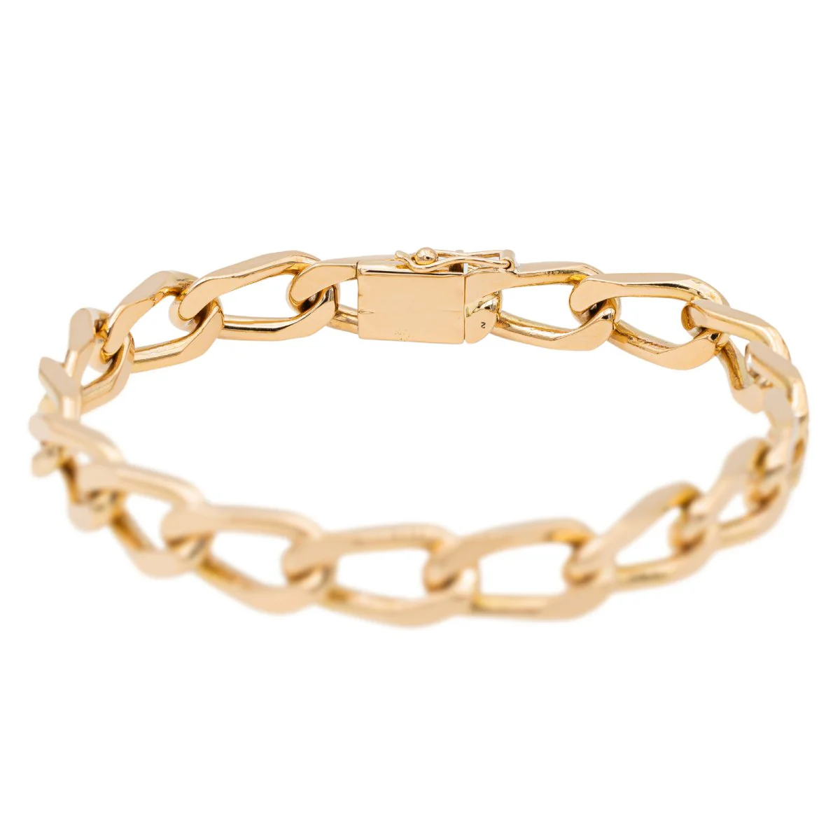 Bracelet Maille cheval Or rose - Image 4