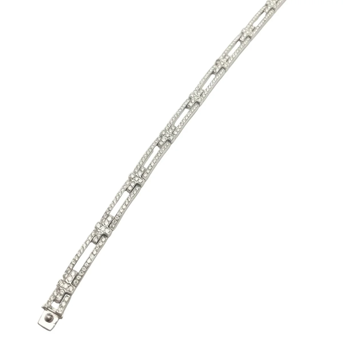 Bracelet Maille CHIMENTO en or blanc et diamants - Image 5