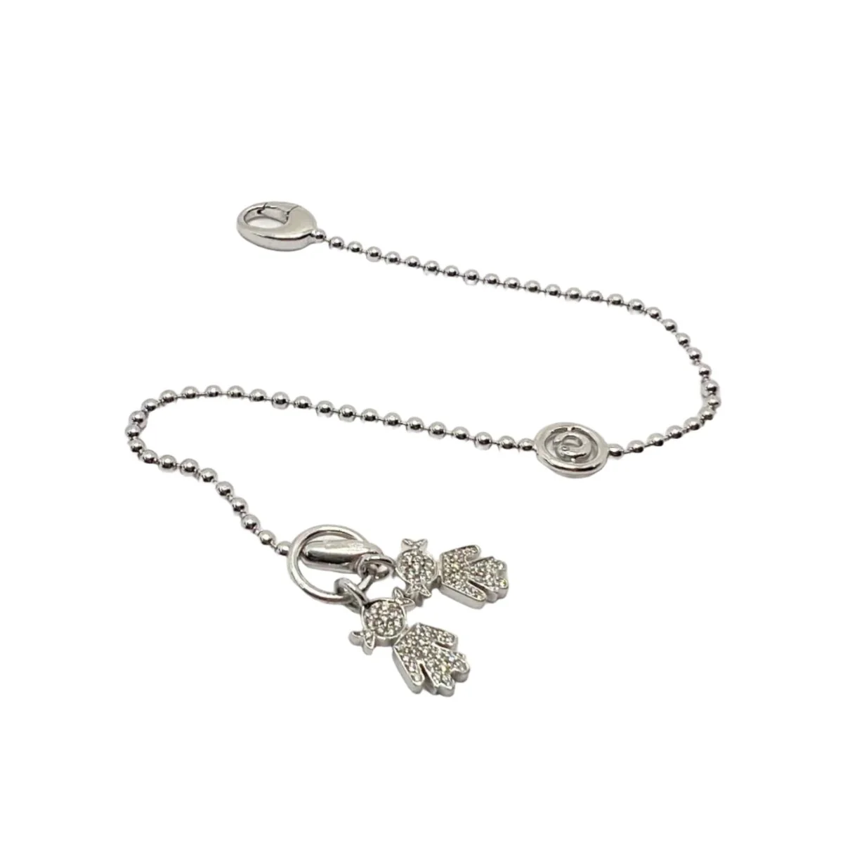 Bracelet Maille CRIVELLI en or blanc et diamants - Image 3