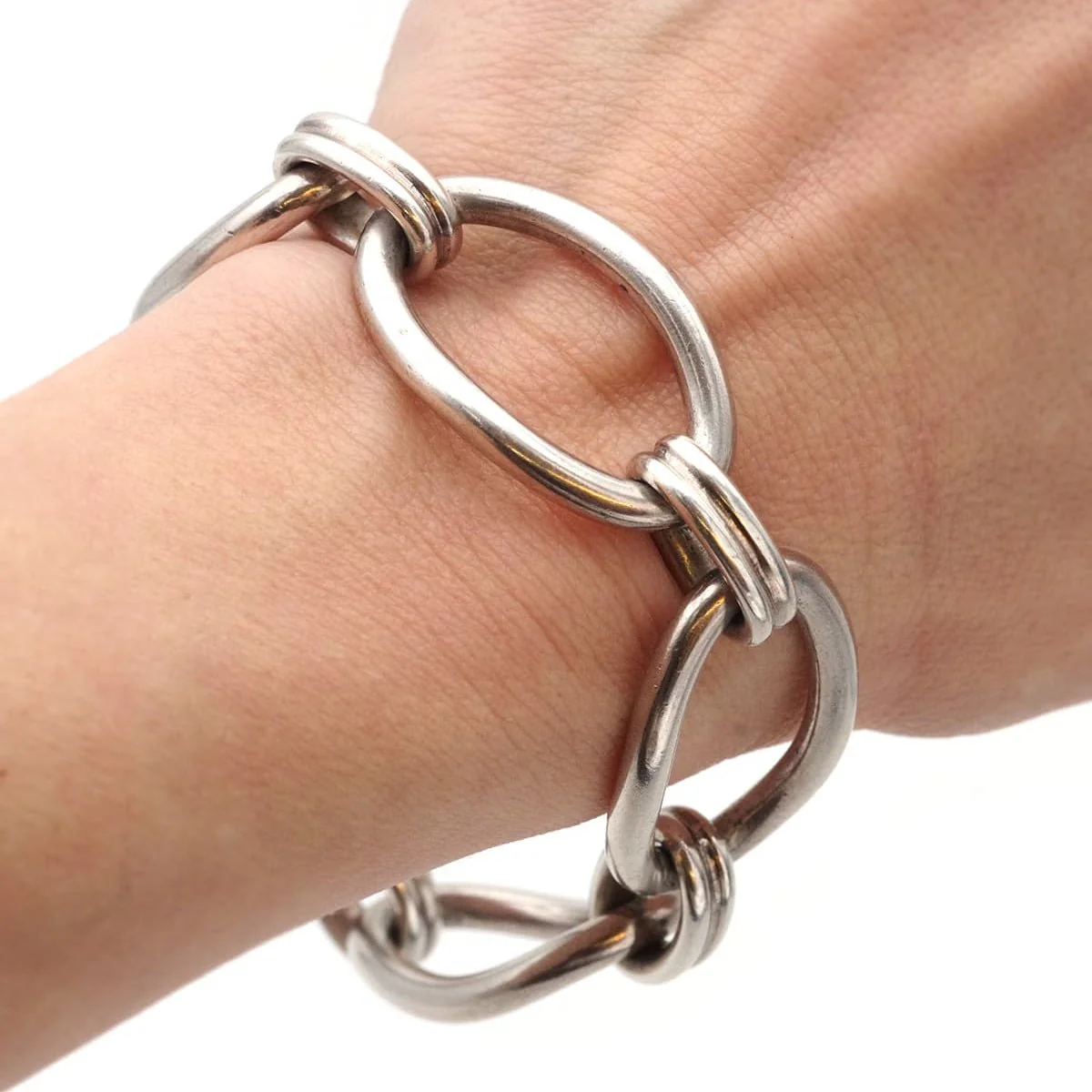 Bracelet Maille en argent - Image 2