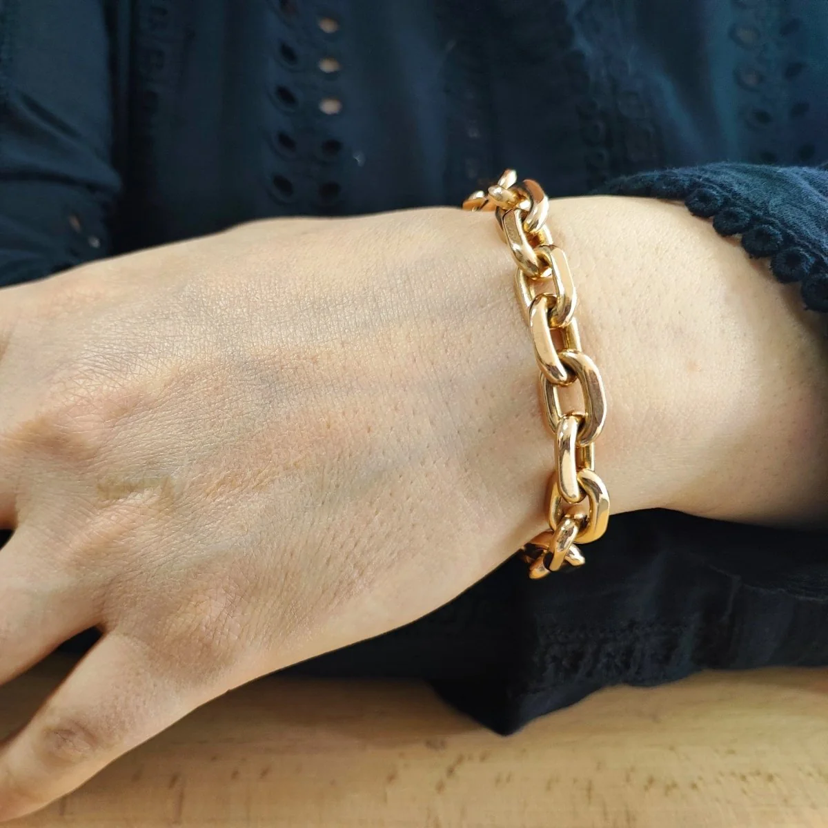Bracelet Maille en or jaune - Image 2