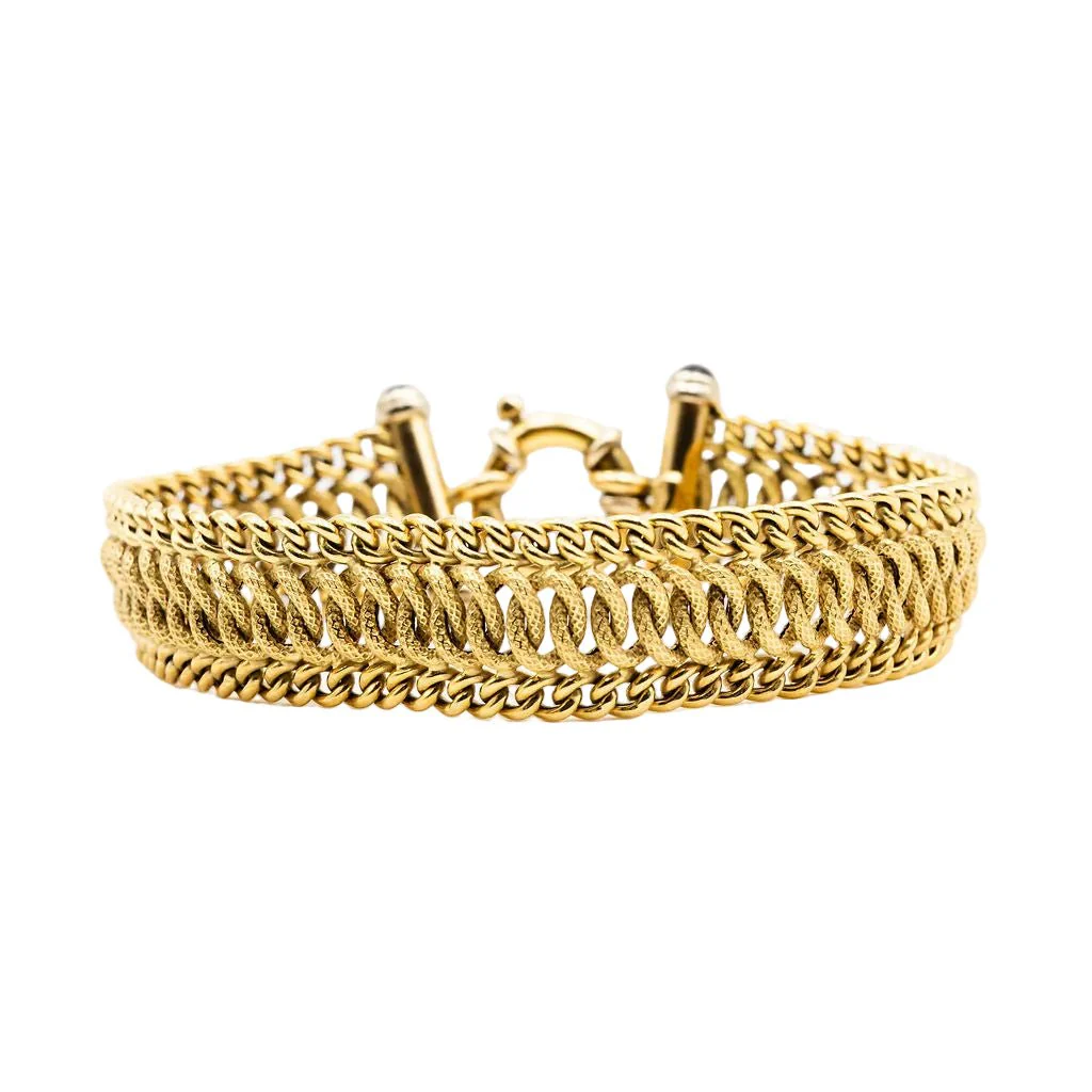 Bracelet Maille en or jaune
