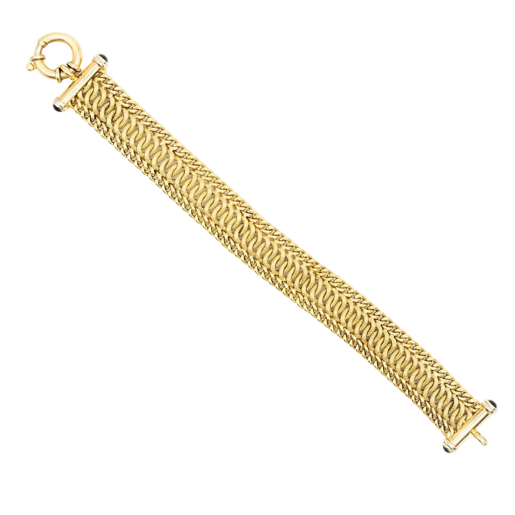 Bracelet Maille en or jaune - Image 6