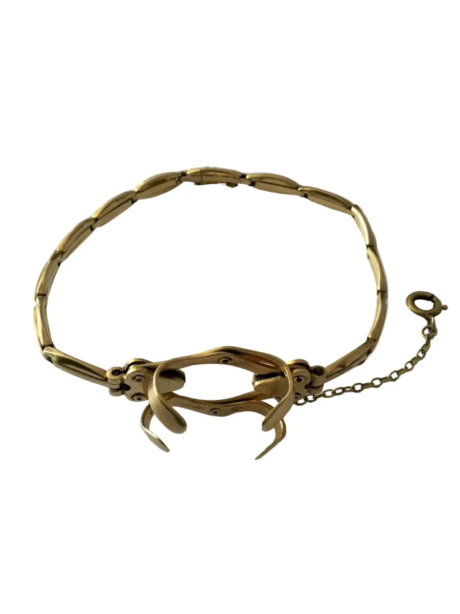 Bracelet Maille en or jaune et vermeil