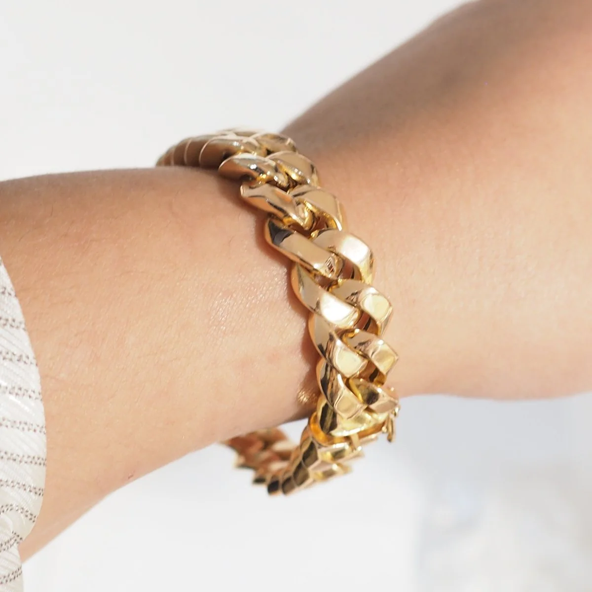 Bracelet Maille en or rose - Image 2