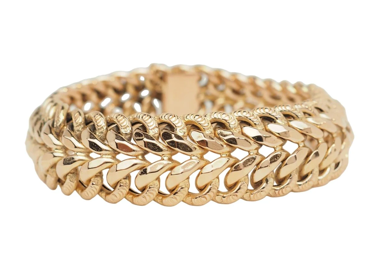 Bracelet Maille en or rose
