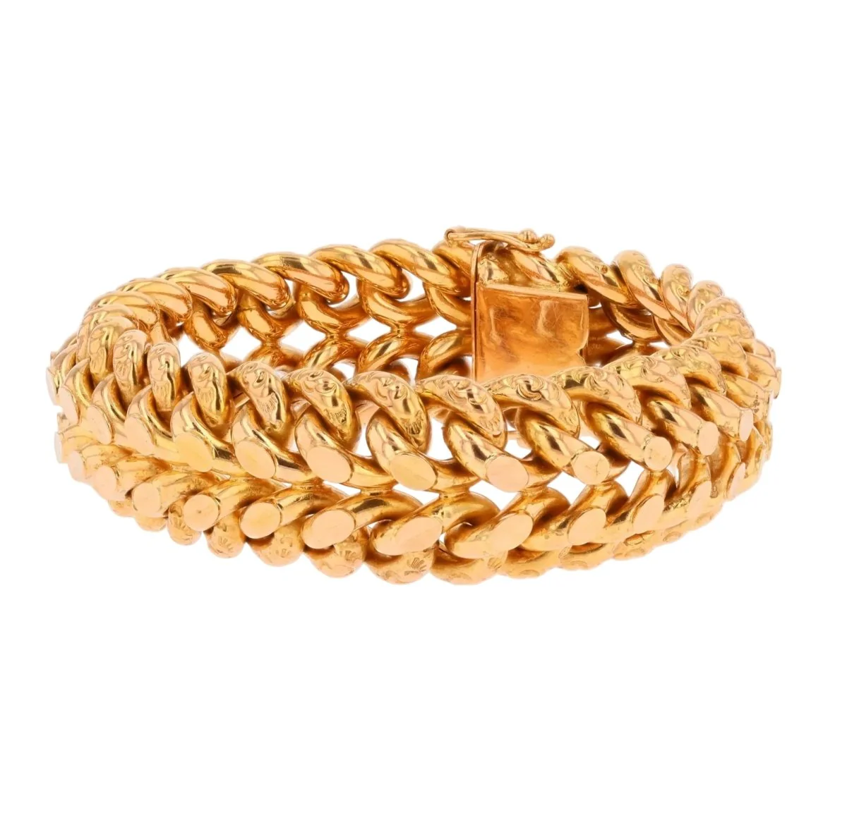 Bracelet Maille en or rose - Image 10