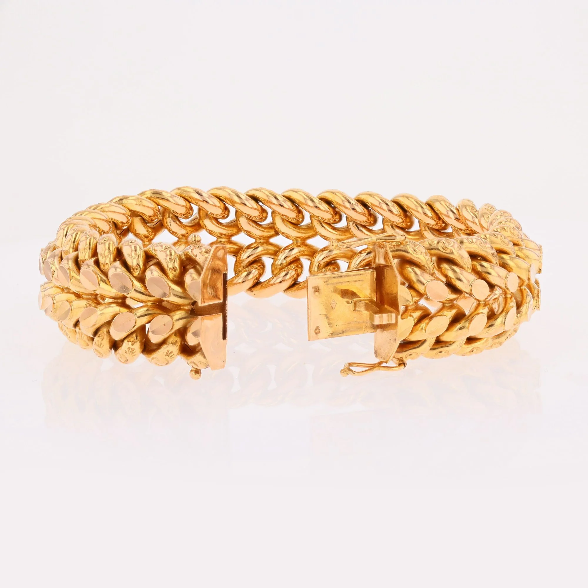 Bracelet Maille en or rose - Image 5
