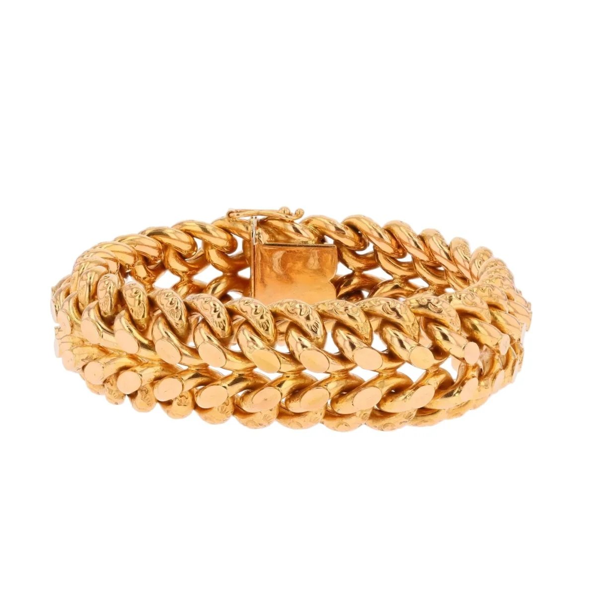 Bracelet Maille en or rose - Image 8