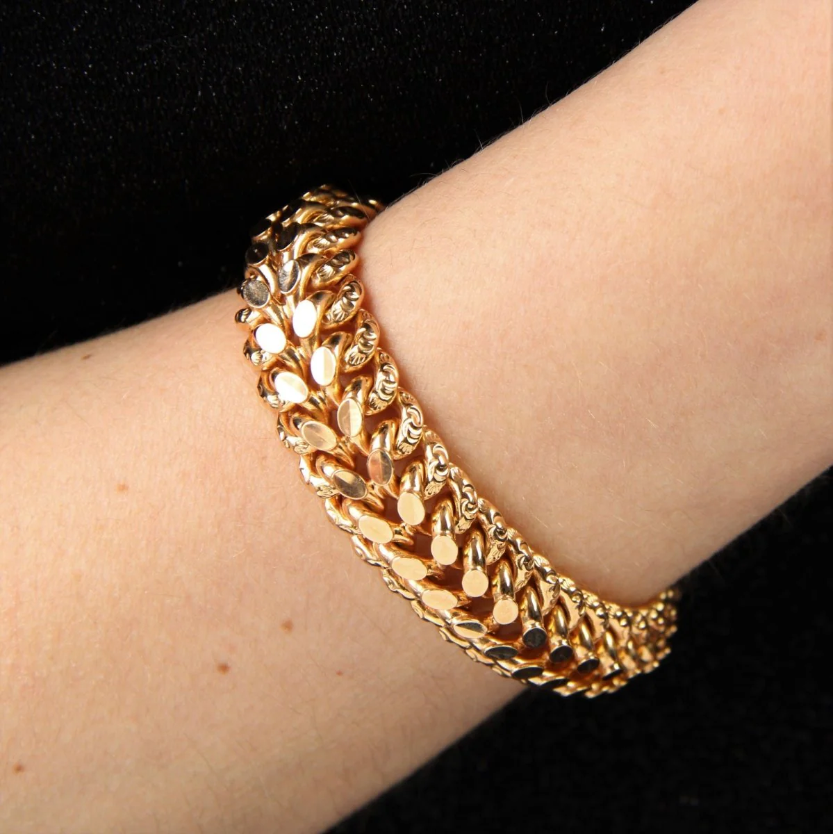 Bracelet Maille en or rose - Image 9