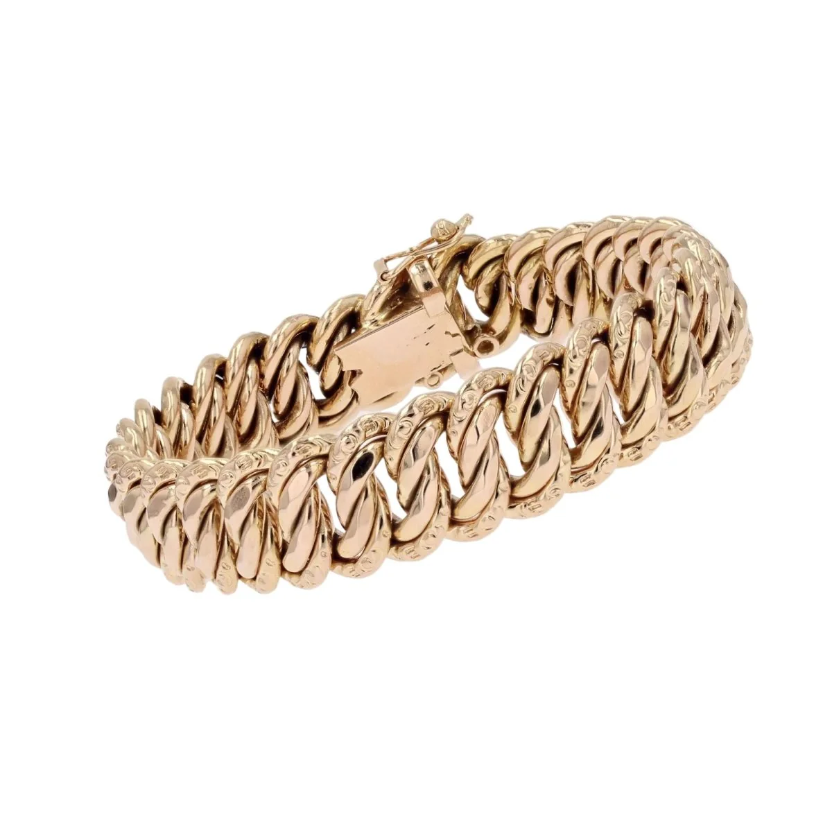 Bracelet Maille en or rose - Image 6