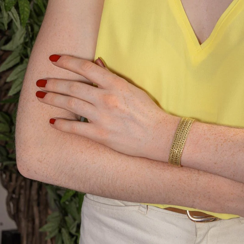 Bracelet Maille en or jaune - Image 2