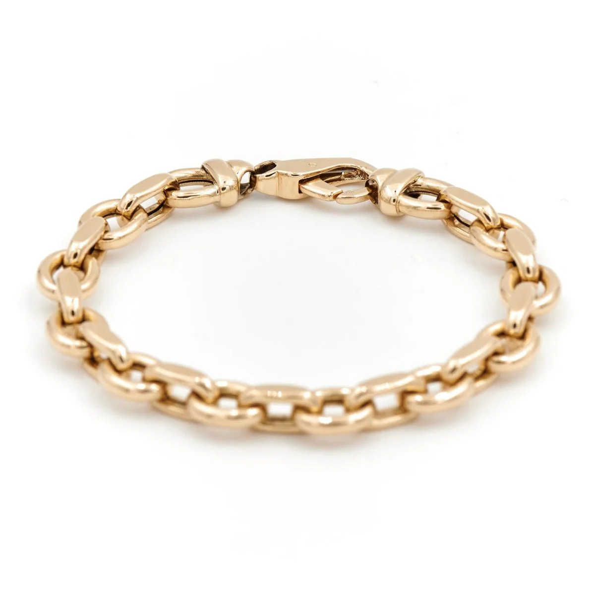 Bracelet Maille forçat en or jaune - Image 4