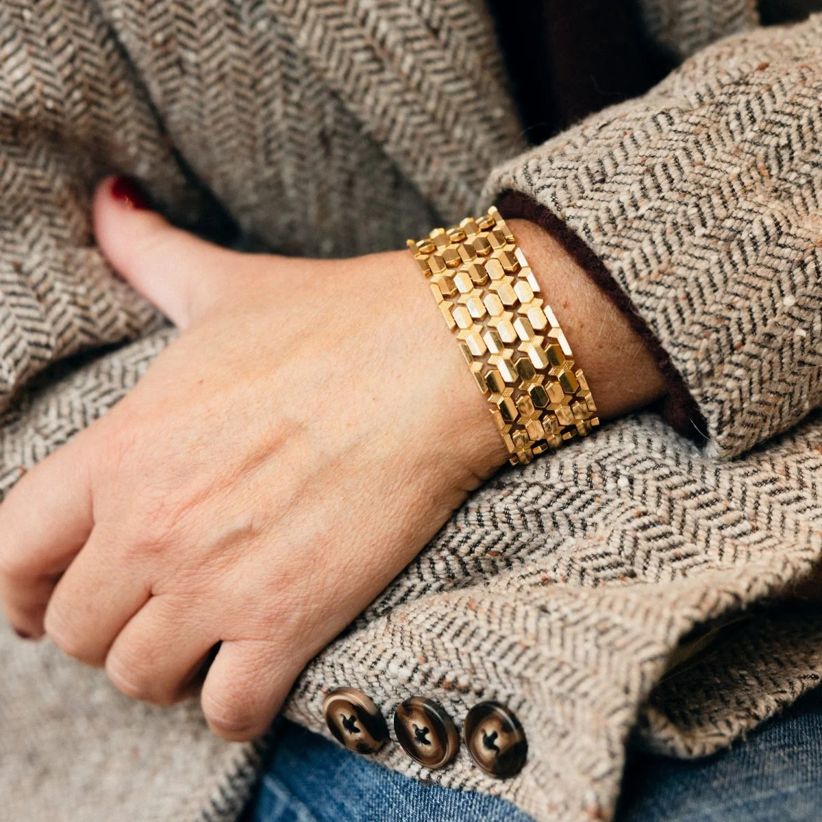 Bracelet Maille FABBRICA OREFICIERA BIFFI en or jaune - Image 2