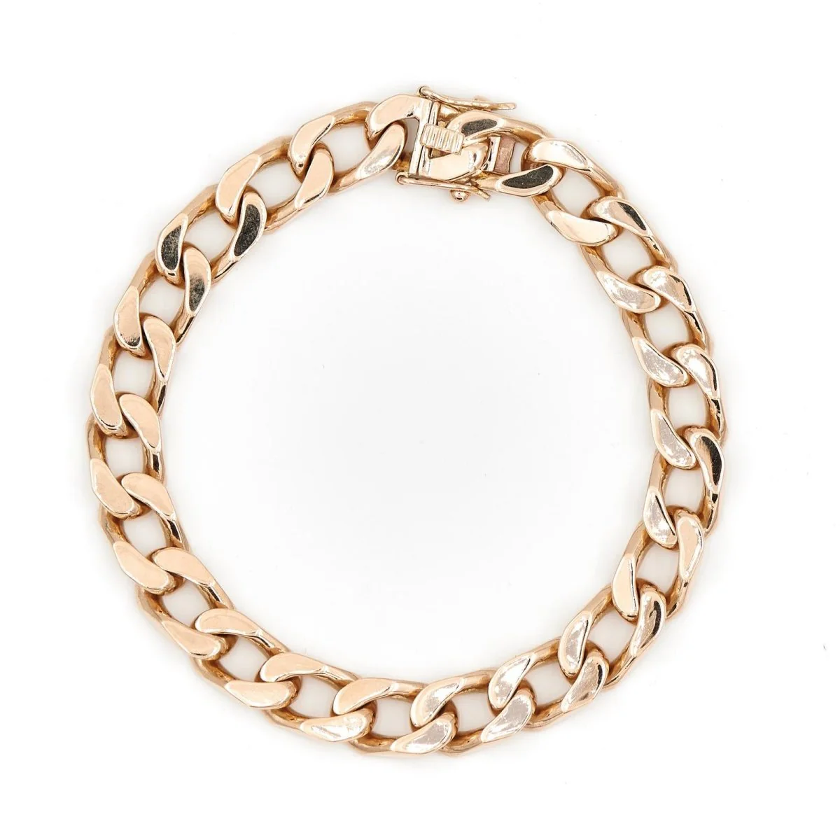 Bracelet Gourmette en or jaune - Image 5