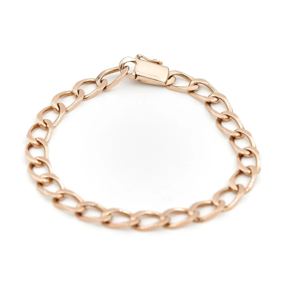 Bracelet Gourmette en or jaune - Image 5