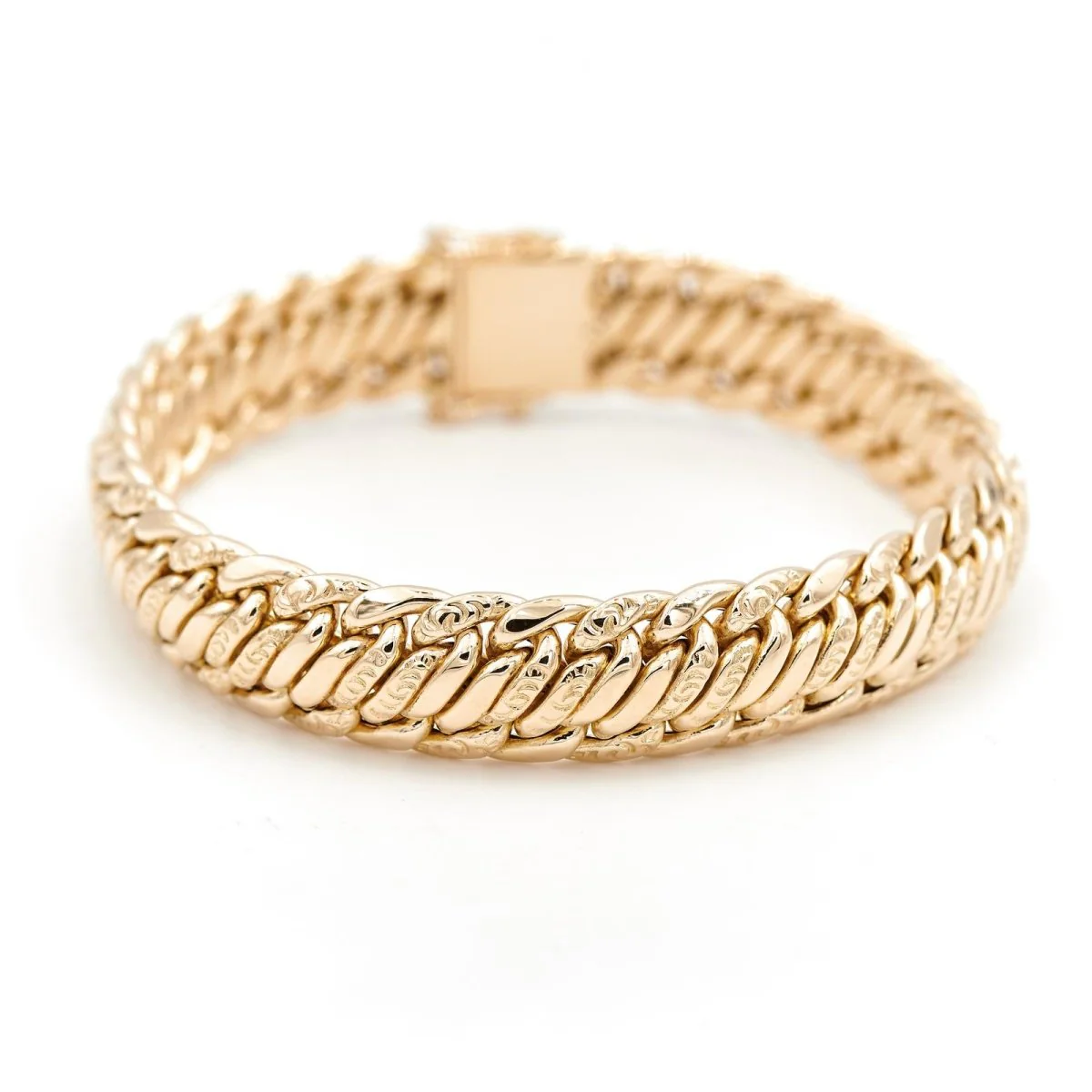 Bracelet Maille gourmette Or jaune
