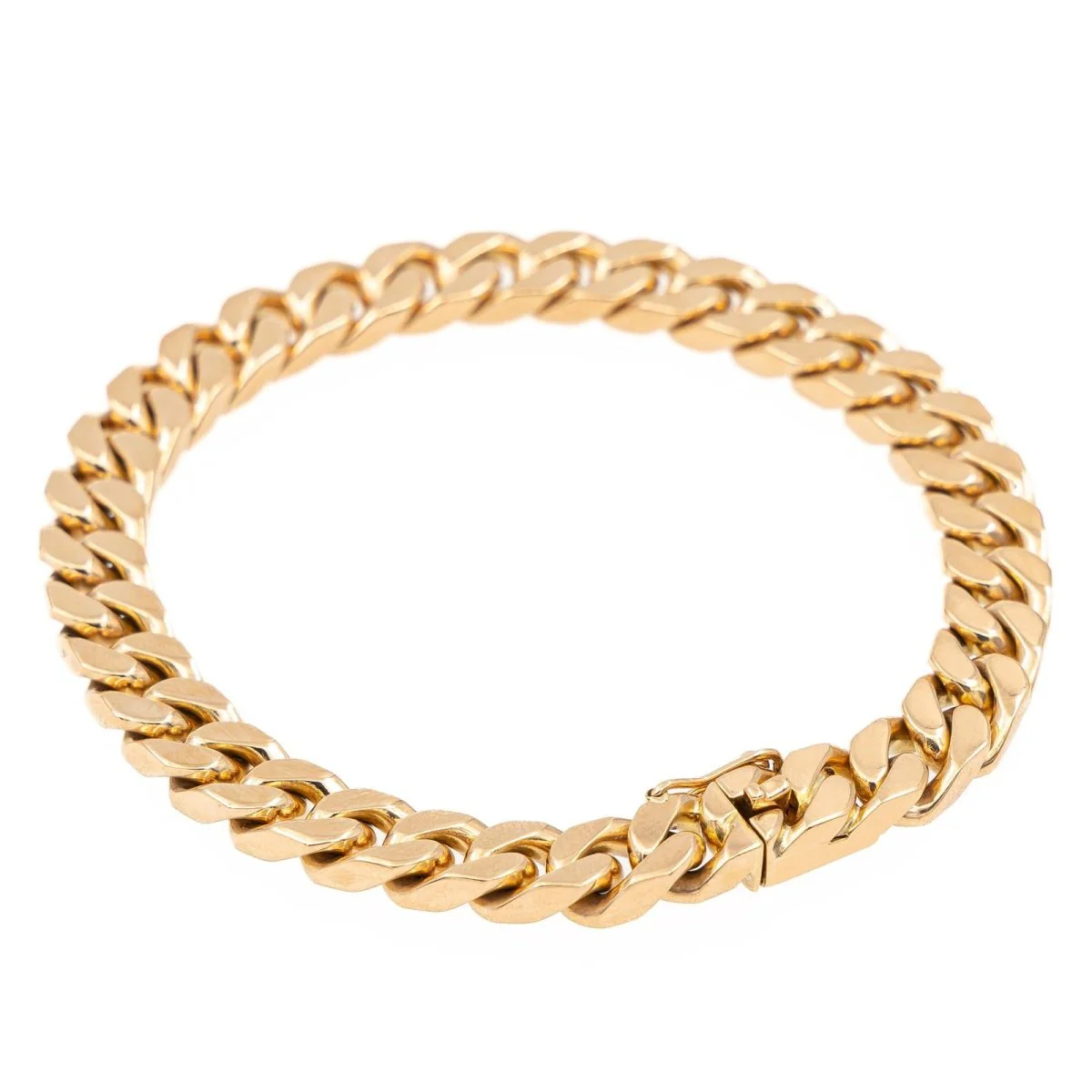 Bracelet Maille gourmette Or rose - Image 5