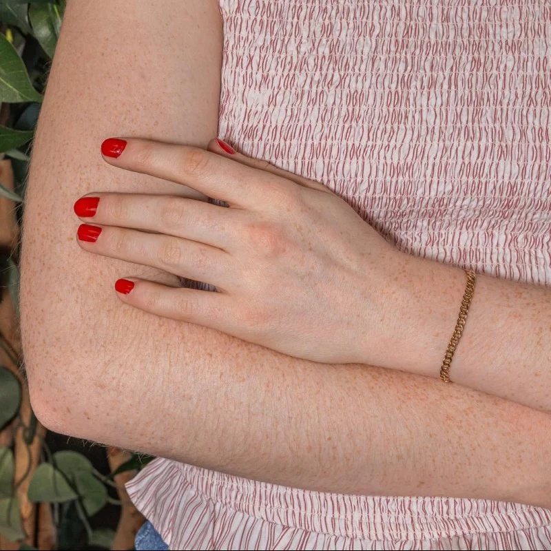 Bracelet Maille en or rose - Image 2