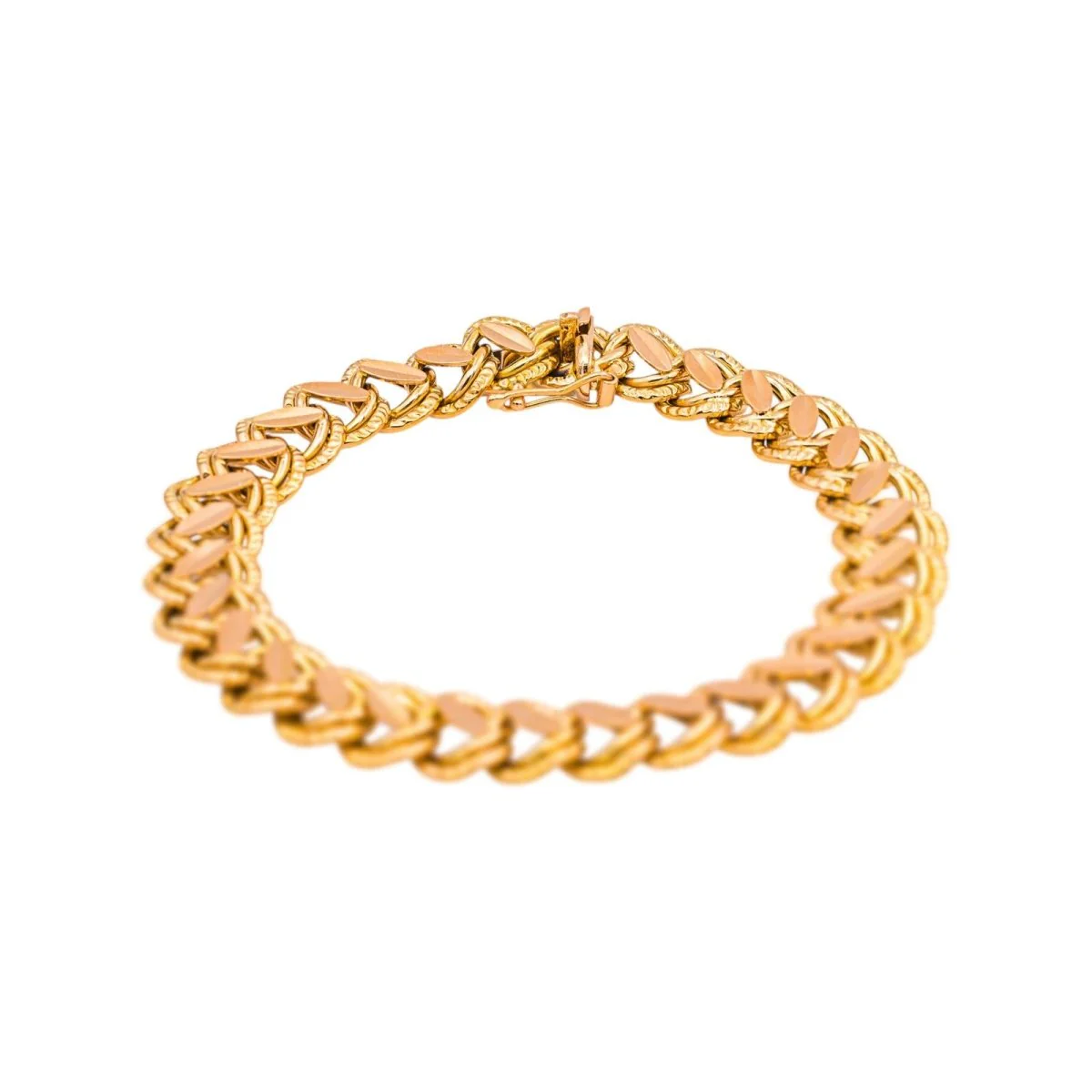 Bracelet Maille en or rose - Image 3