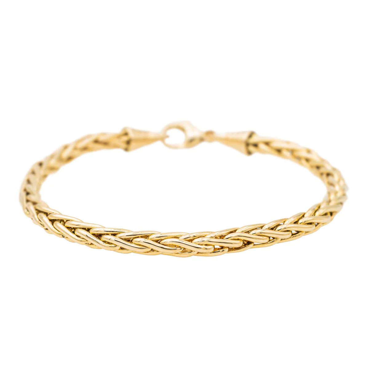 Bracelet Maille palmier Or jaune