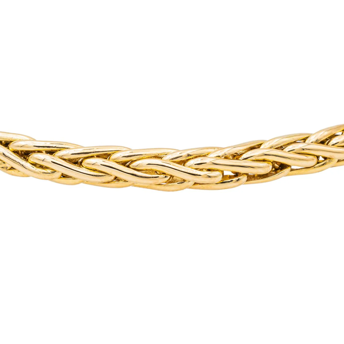 Bracelet Maille palmier Or jaune - Image 4