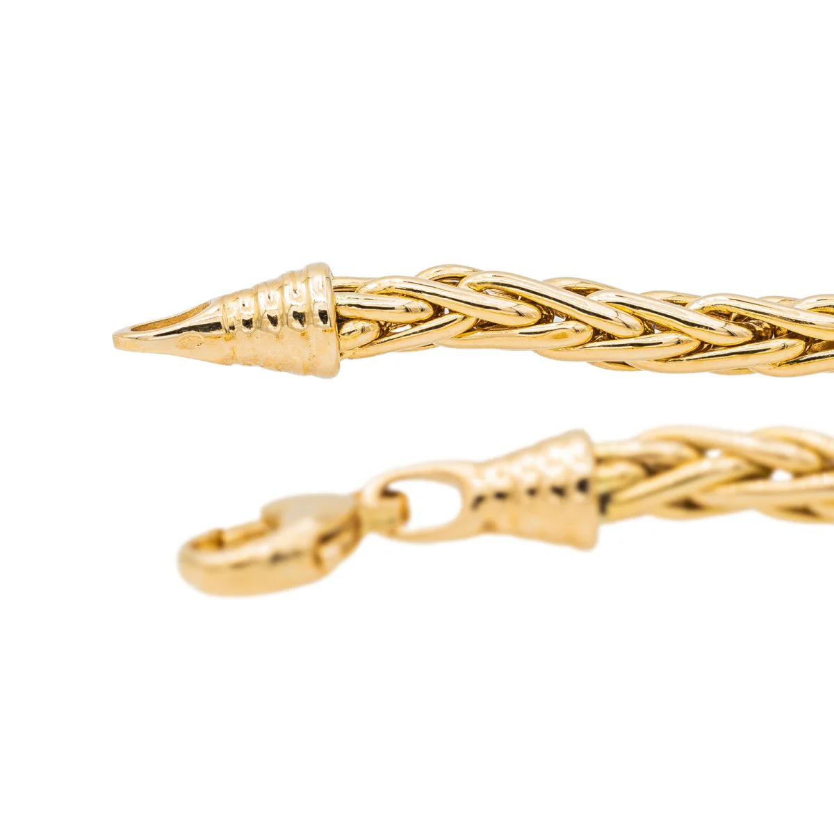 Bracelet Maille palmier Or jaune - Image 8