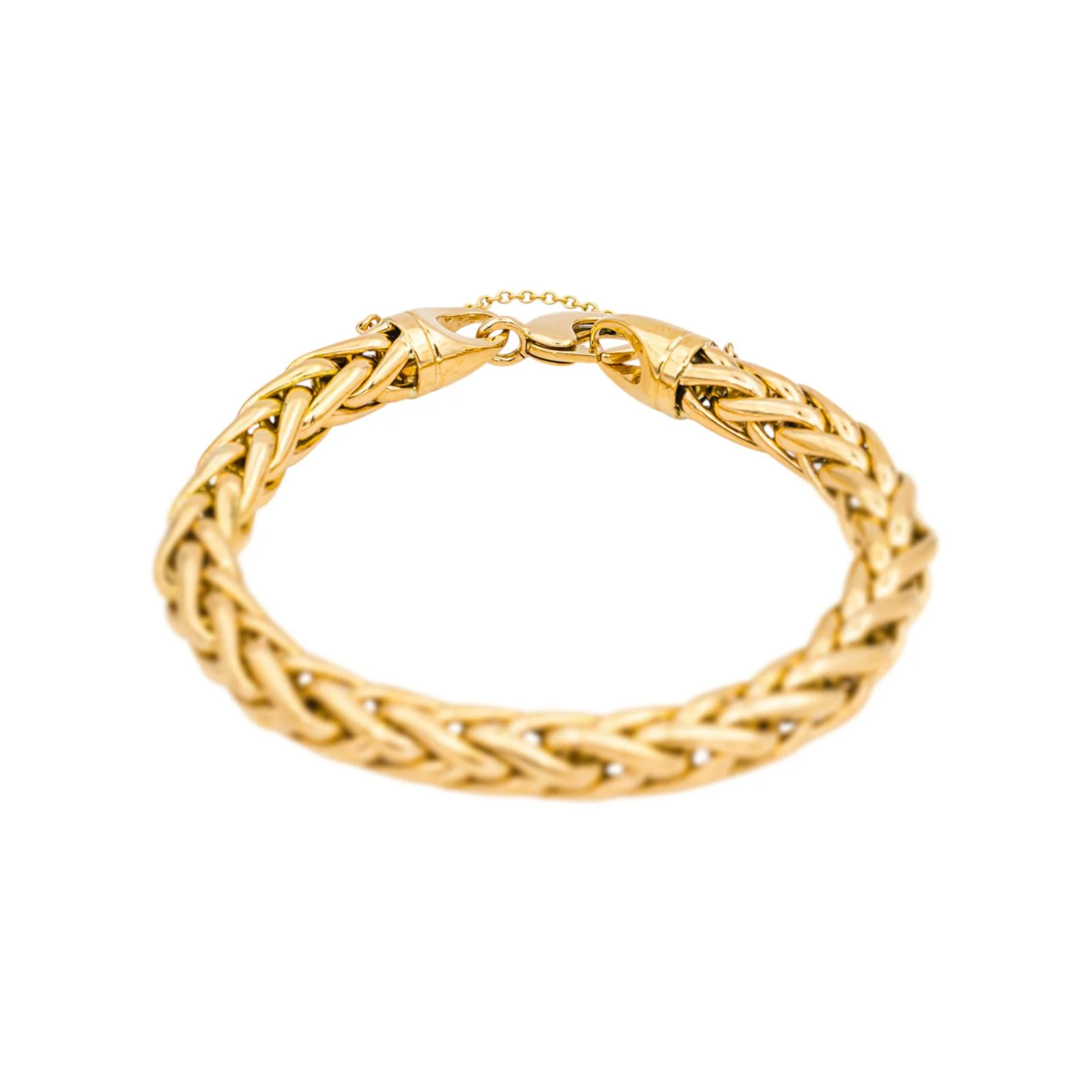 Bracelet Maille palmier Or jaune - Image 3