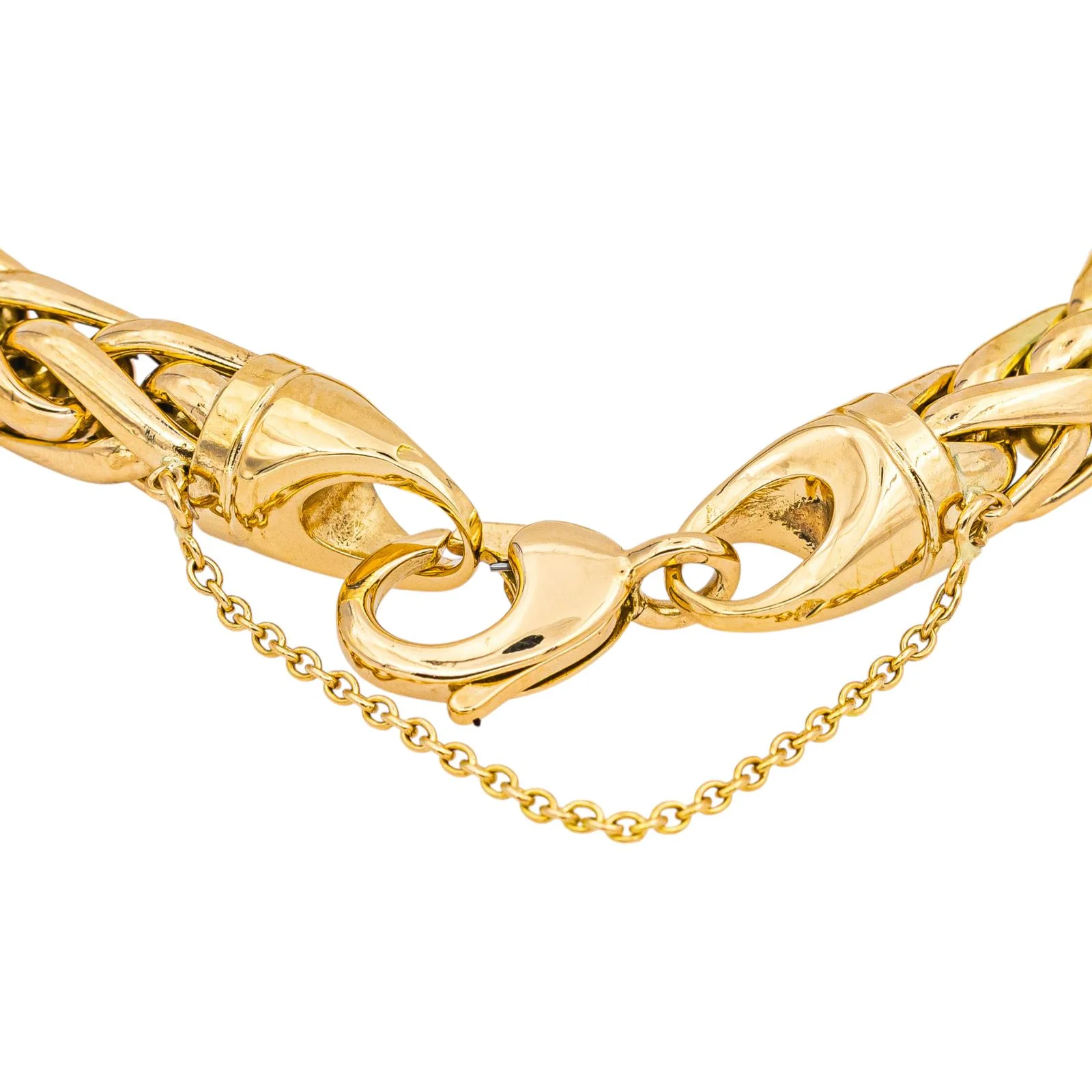 Bracelet Maille palmier Or jaune - Image 4