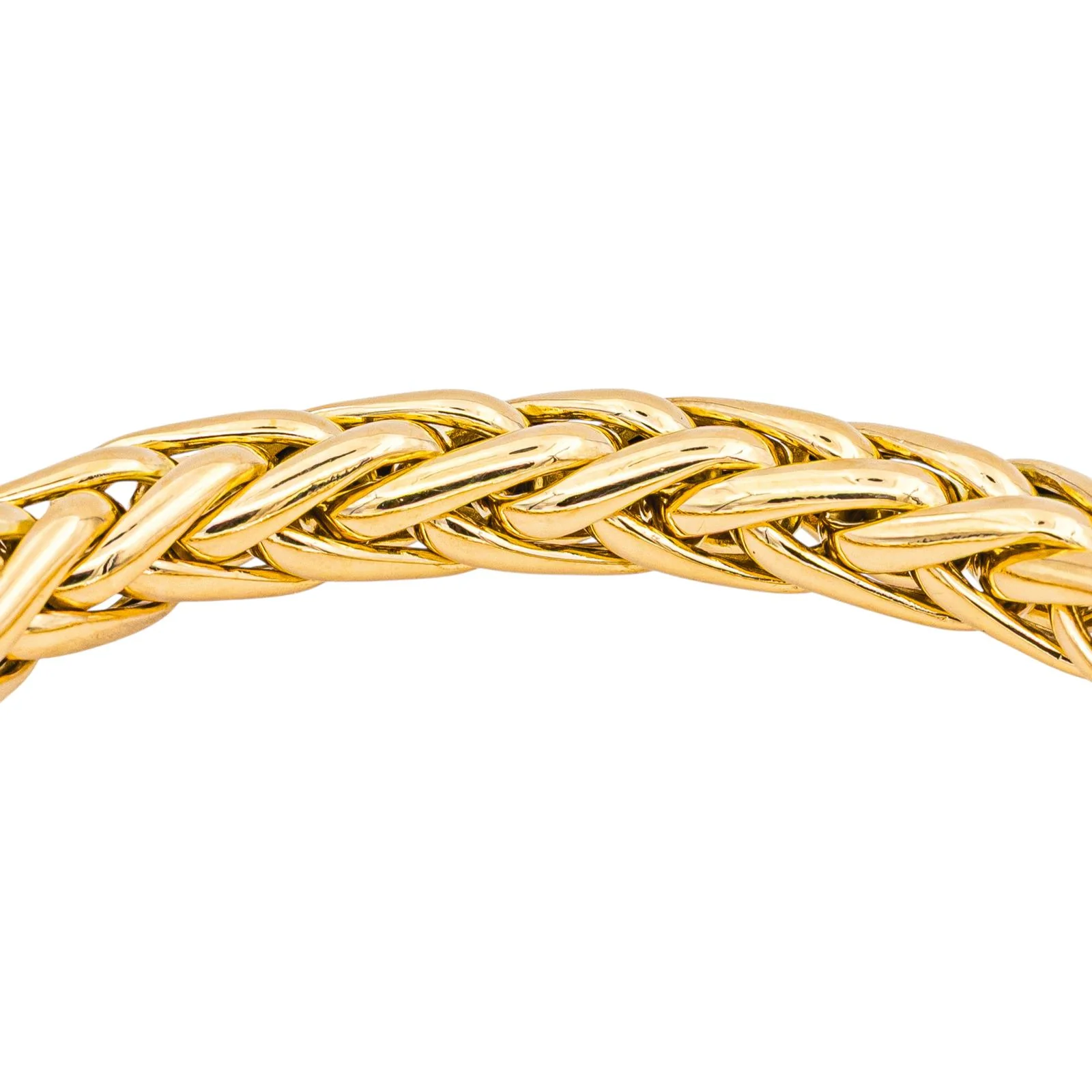 Bracelet Maille palmier Or jaune - Image 5