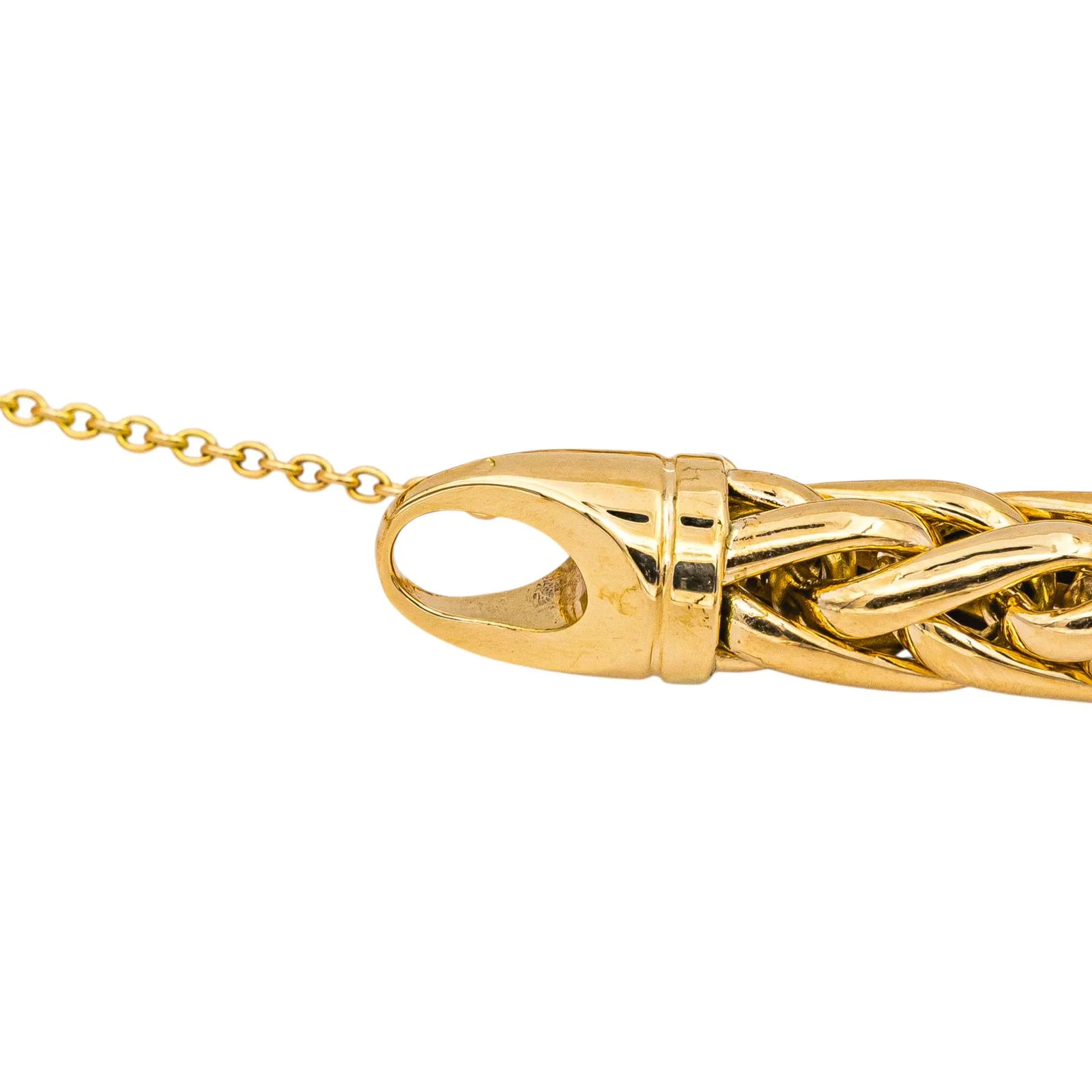 Bracelet Maille palmier Or jaune - Image 7