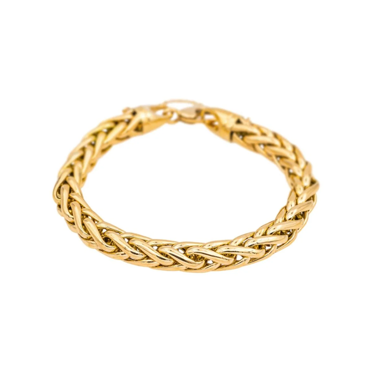 Bracelet Maille palmier Or jaune - Image 8