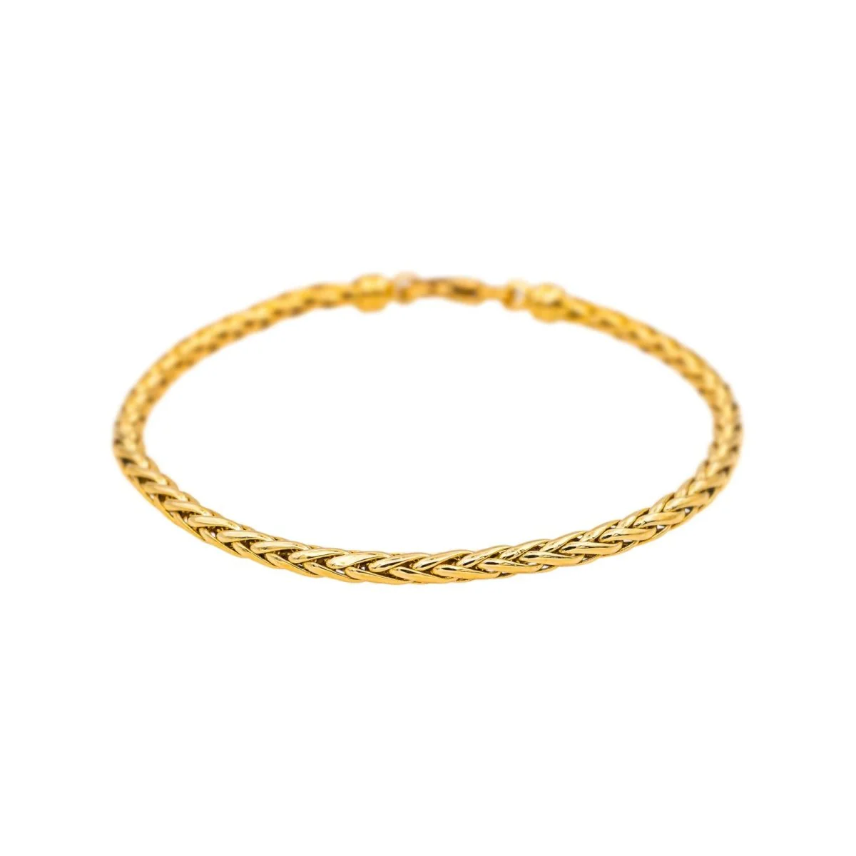 Bracelet Maille palmier Or jaune