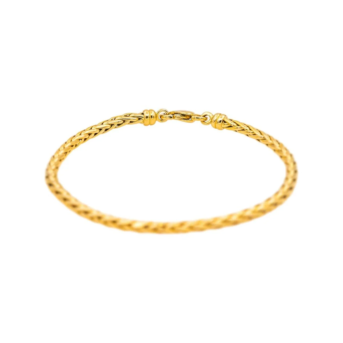 Bracelet Maille palmier Or jaune - Image 4