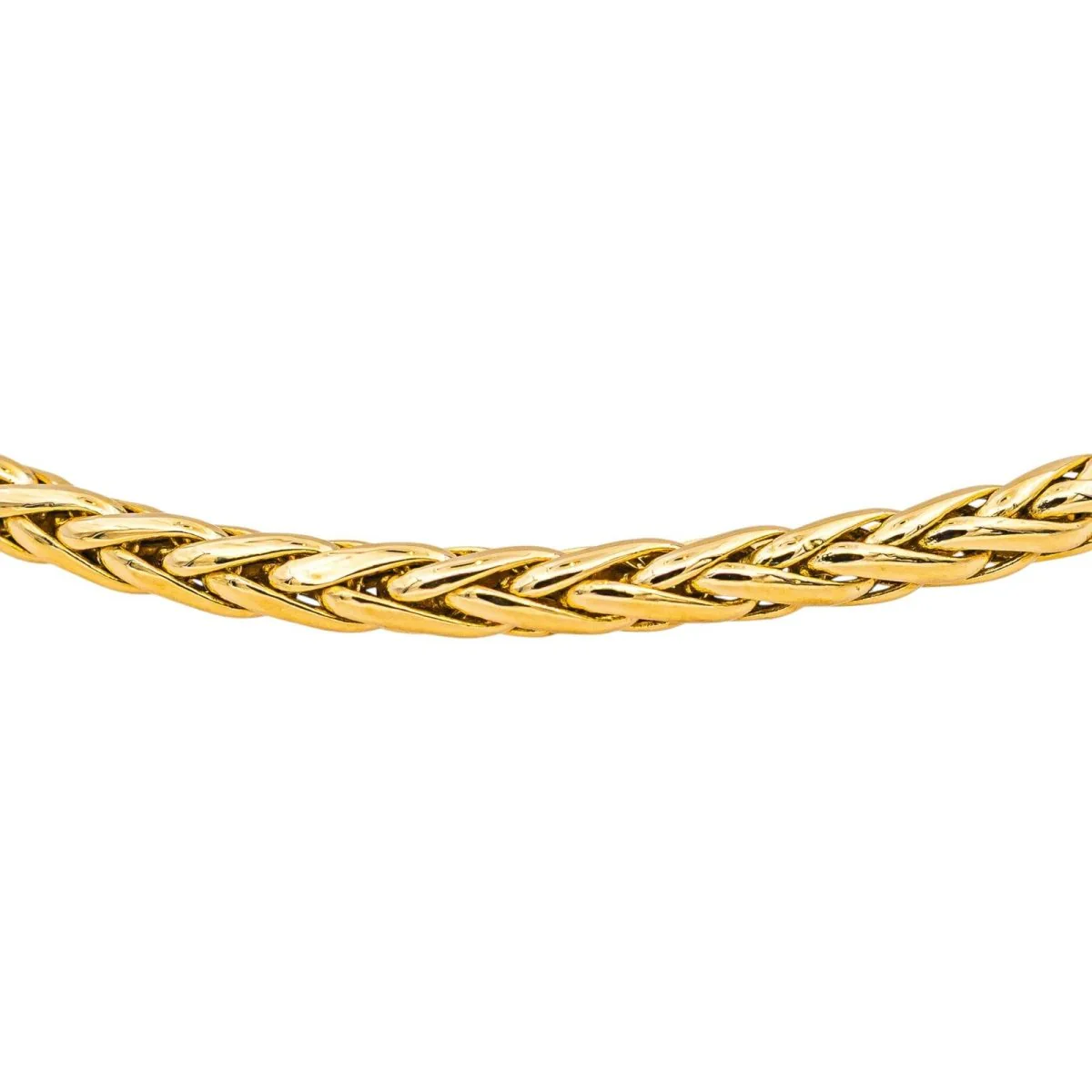 Bracelet Maille palmier Or jaune - Image 6