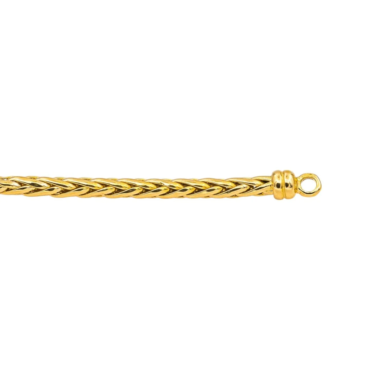 Bracelet Maille palmier Or jaune - Image 7