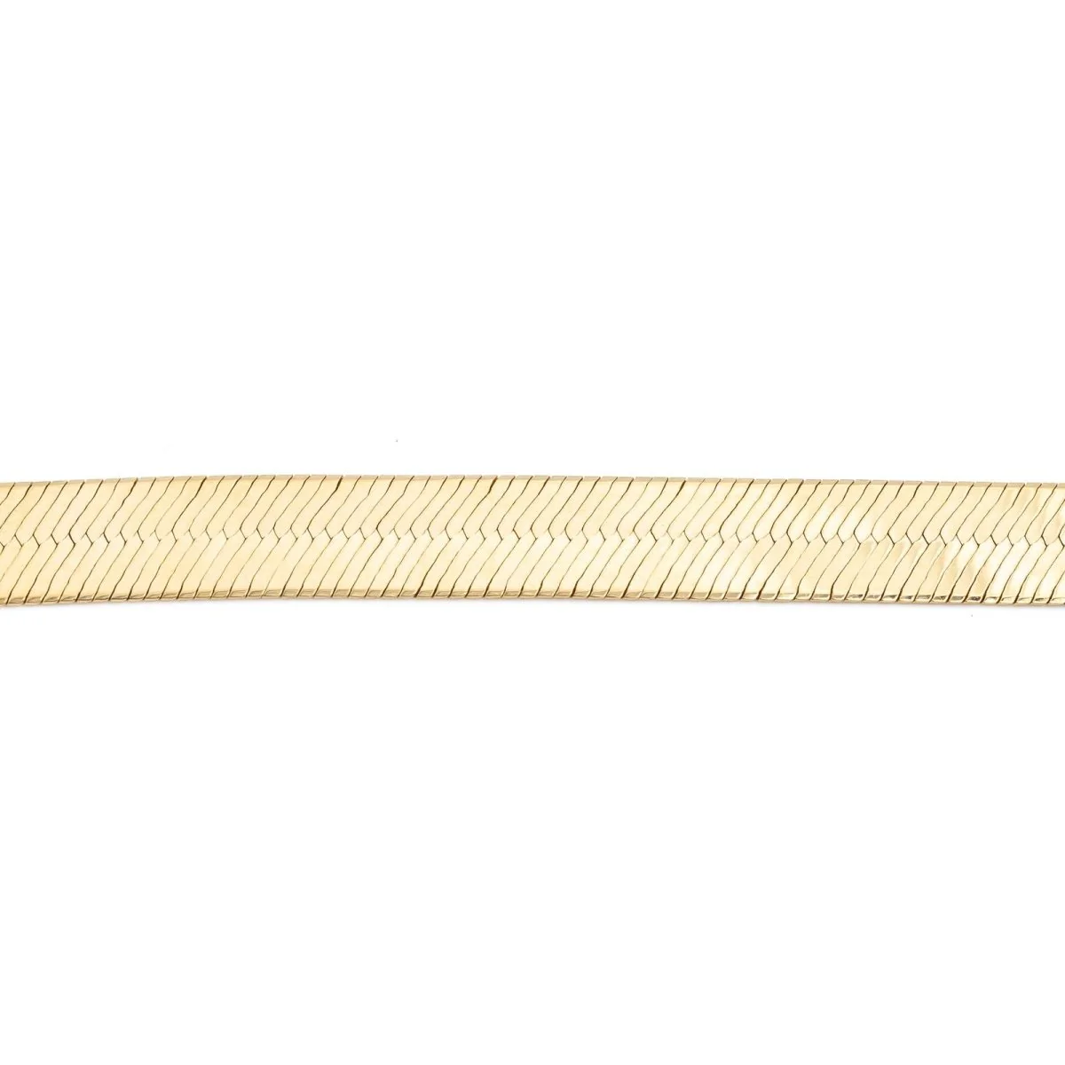Bracelet Maille serpent en or jaune - Image 5