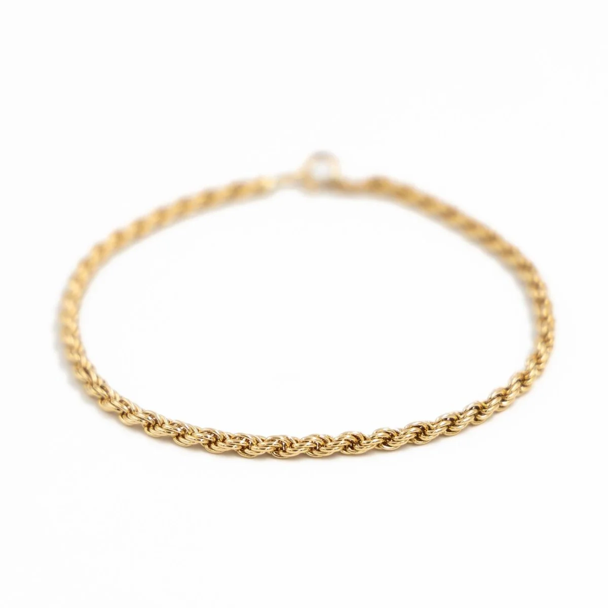Bracelet Maille torsadée en or jaune