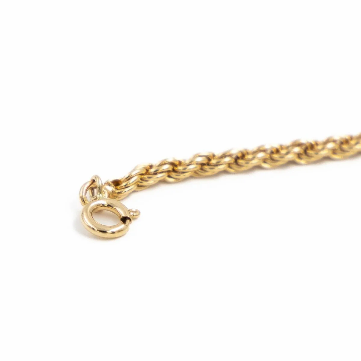 Bracelet Maille torsadée en or jaune - Image 6