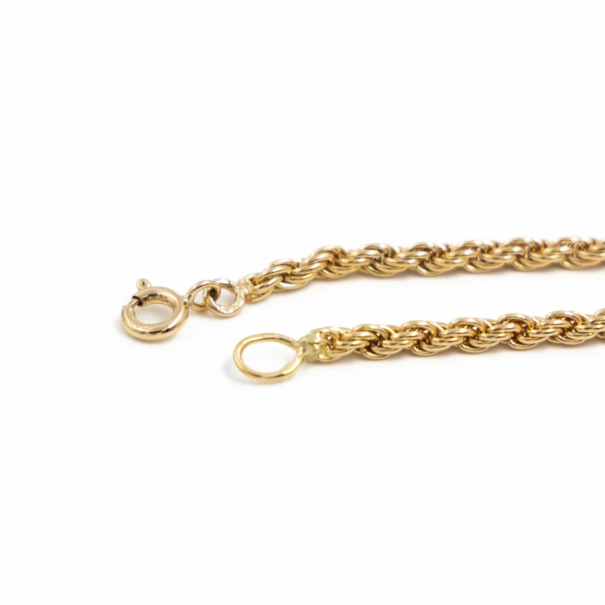Bracelet Maille torsadée en or jaune - Image 7