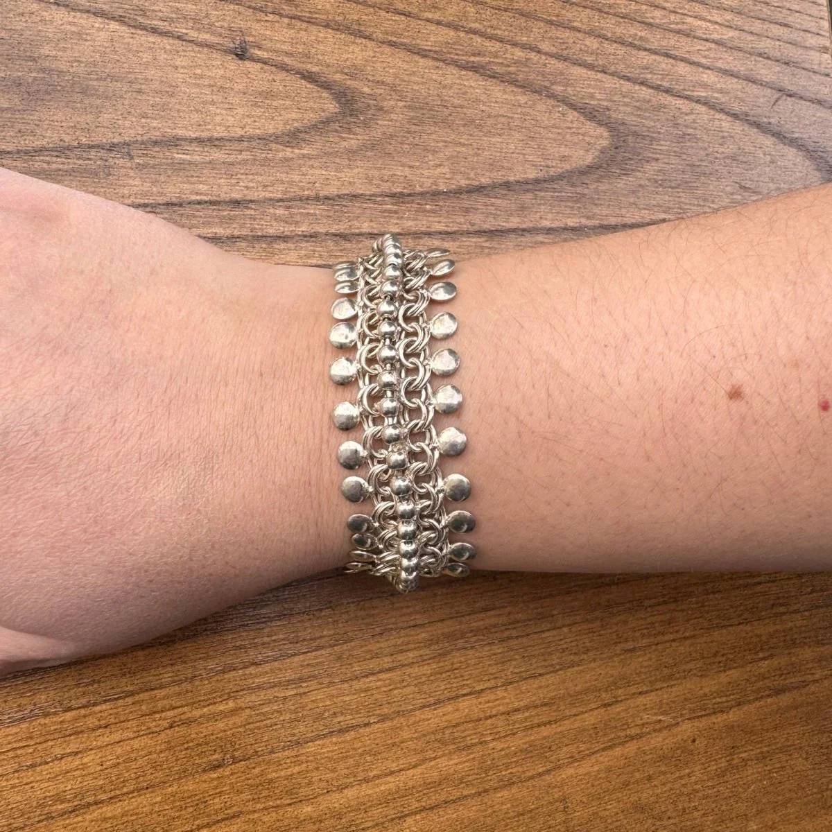 Bracelet Manchette en argent - Image 2