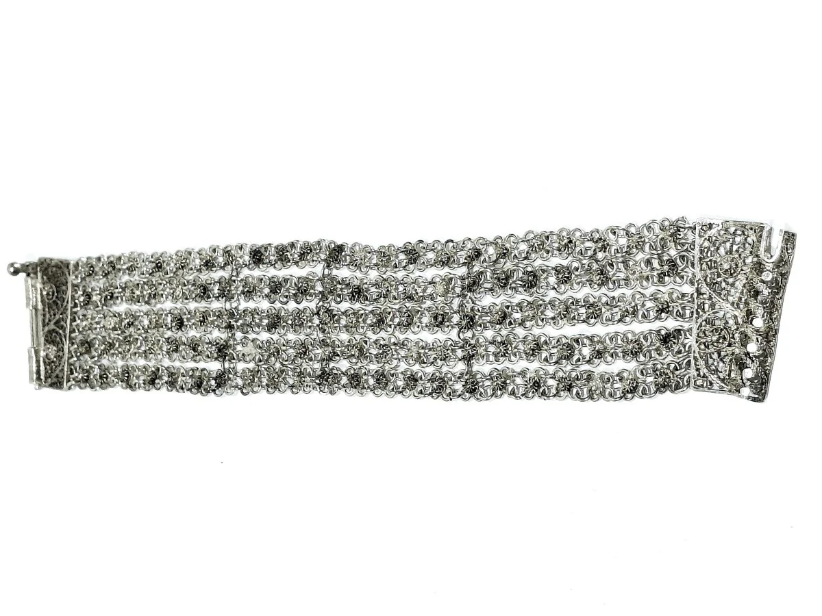 Bracelet Manchette en argent
