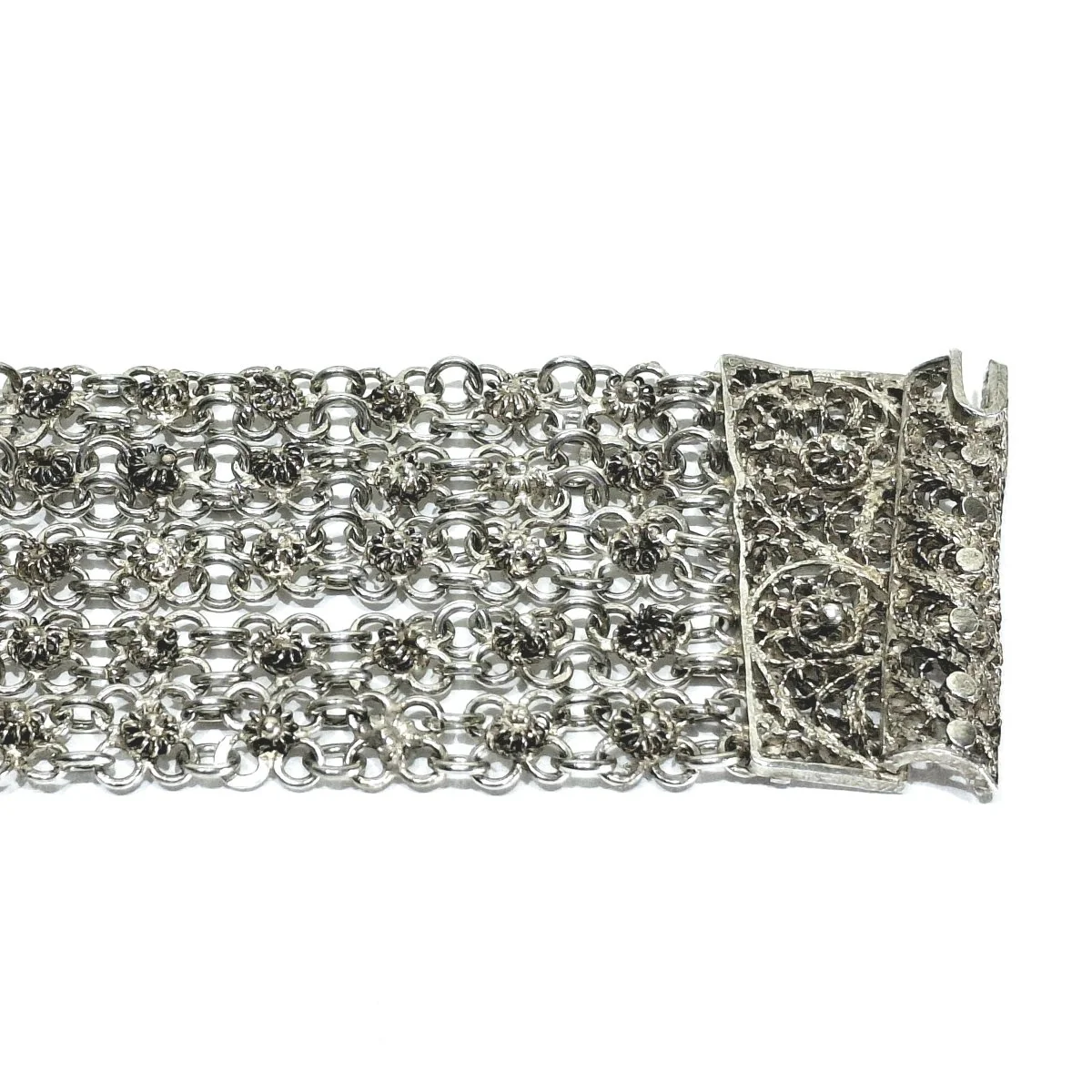 Bracelet Manchette en argent - Image 3