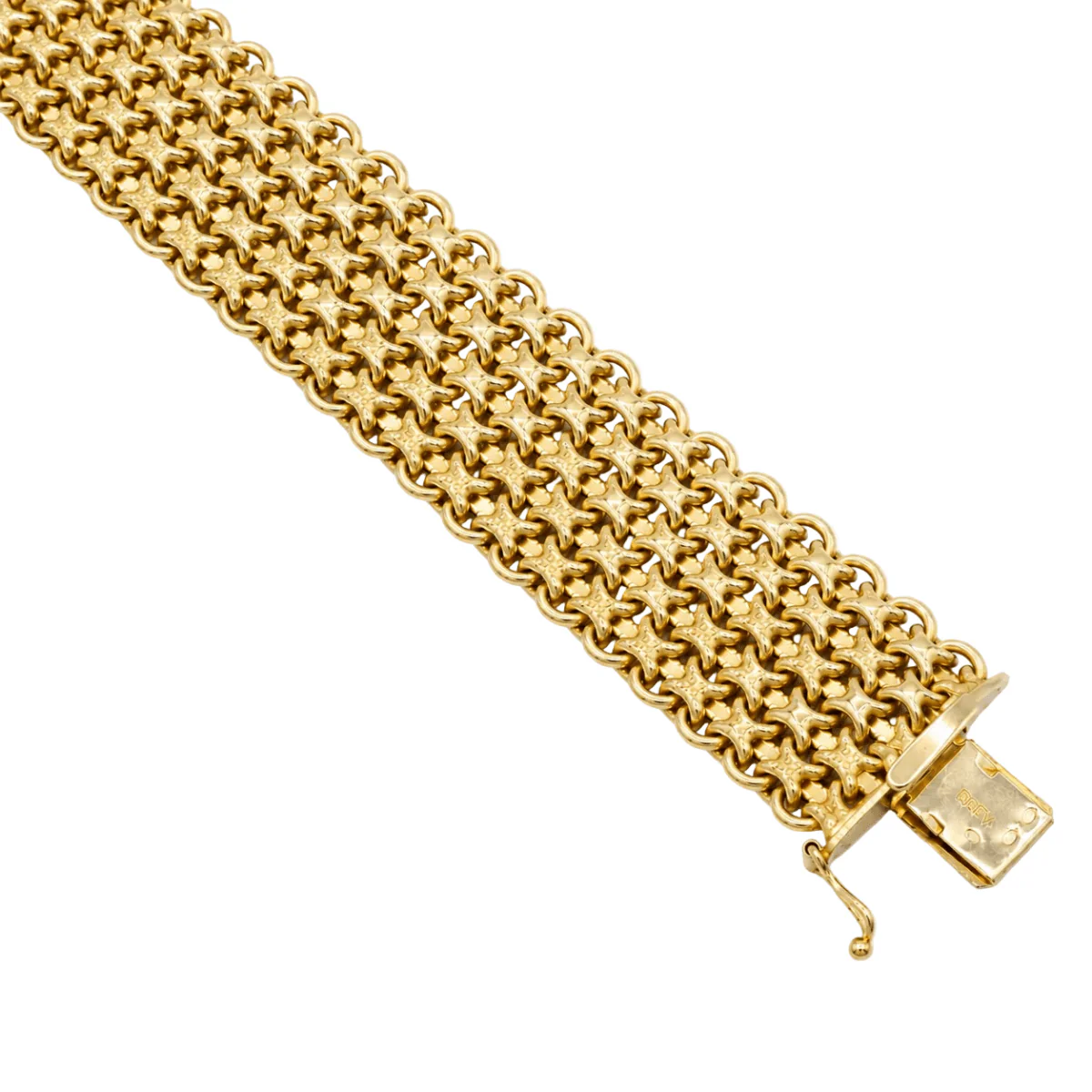 Bracelet Manchette en or jaune - Image 5