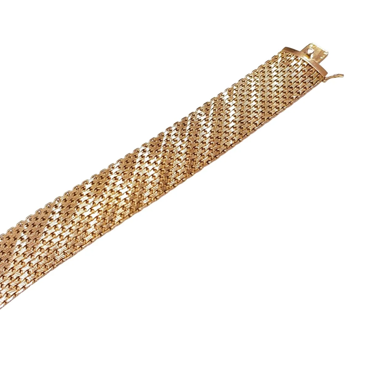 Bracelet Manchette en or jaune - Image 4